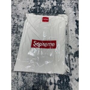 Supreme Classic White Tee with Red Box Logo